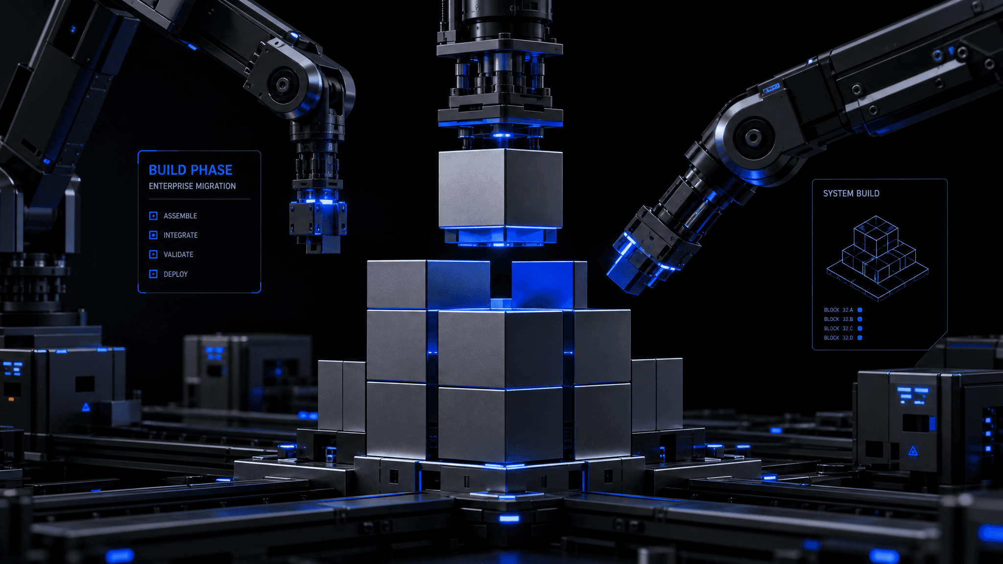 Build phase visualization