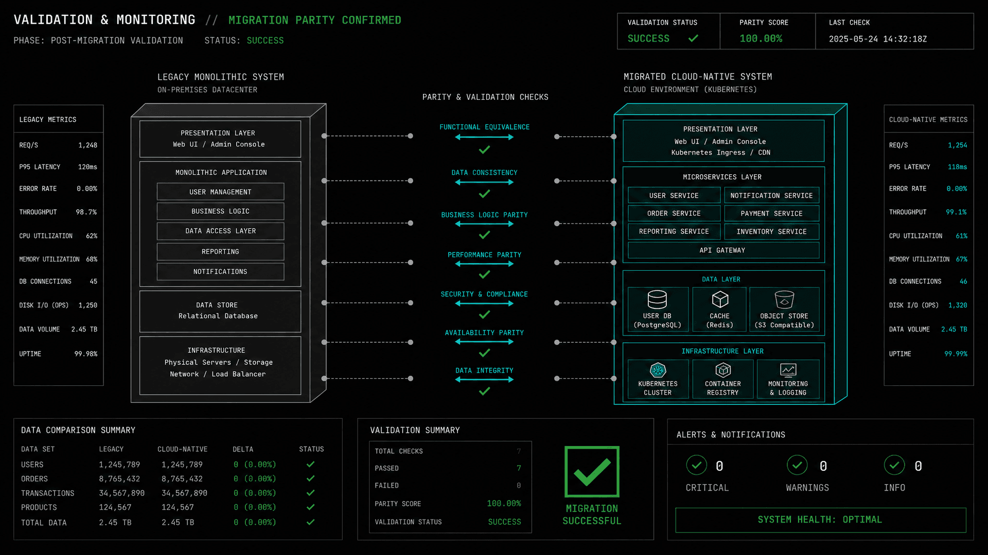 Validate phase visualization