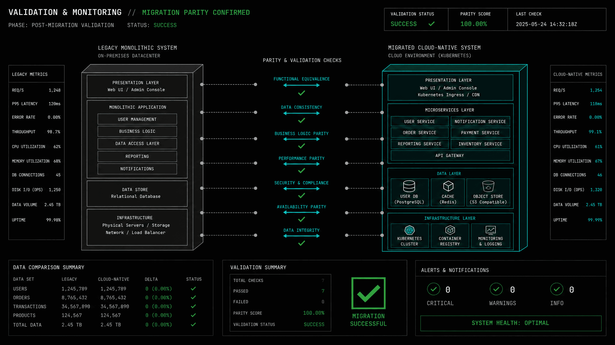 Validate phase visualization